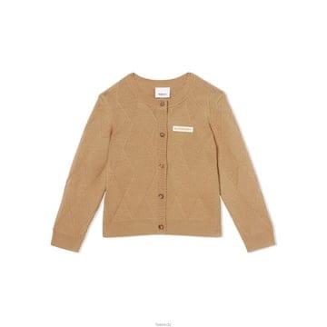 22FW 키즈 로고 패치 버튼 가디건 8058563