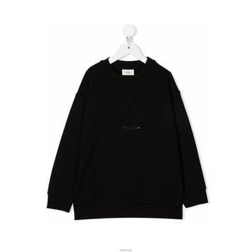 펜디 키즈 자수 로고 맨투맨
