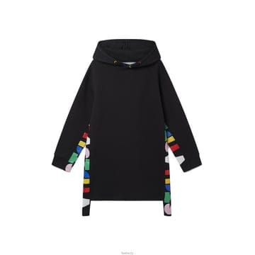 21FW 키즈 오버핏 후드 원피스 603449 SRJ21 1000