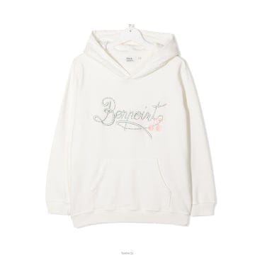 봉쁘앙 키즈 로고 자수 후드티