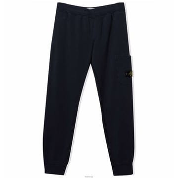 스톤 아일랜드 조거 팬츠 블랙