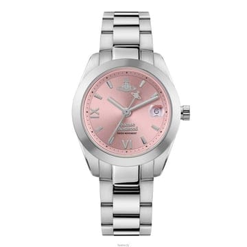 비비안 웨스트우드 펜처치 실버 핑크 41mm