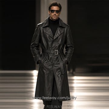STRIKE Prestige Lambskin Trench Coat (BLACK)Prestige Lambskin Trench Coat (BLACK)