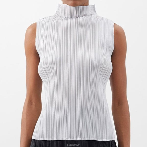 Issey Miyake �ø��� �ø��� �̼��� �̾��� ��ũ �÷���Ƽ�� ���� ��Ʋ�� ��ũž JK102 10�ø��� �ø��� �̼��� �̾��� ��ũ �÷���Ƽ�� ���� ��Ʋ
