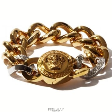 Versace ������ü Medusa �޵λ� ���׳�ƽ ���� ü�� �극�̽��� ���� DG08452 DJMT KVOP������ü Medusa �޵λ� ���׳�ƽ ���� ü�� �극�̽��� 