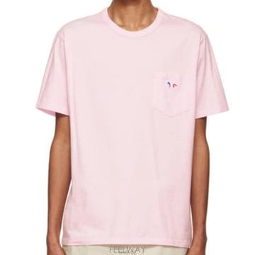 Maison Kitsune ���� Ű���� ������̴��� �ΰ� ��ġ ��ġ ���� ��ư Ƽ���� ��ũ IM00106KJ0008 P601���� Ű���� ������̴��� �ΰ� ��ġ ��ġ ���� ��ư Ƽ��