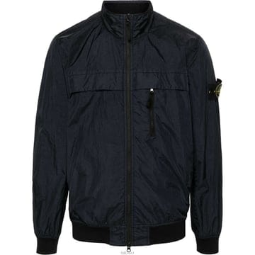 (당일) 24SS 스톤아일랜드 와펜 패치 크링클 랩스 R-NY 네이비 자켓 801541022 V0020