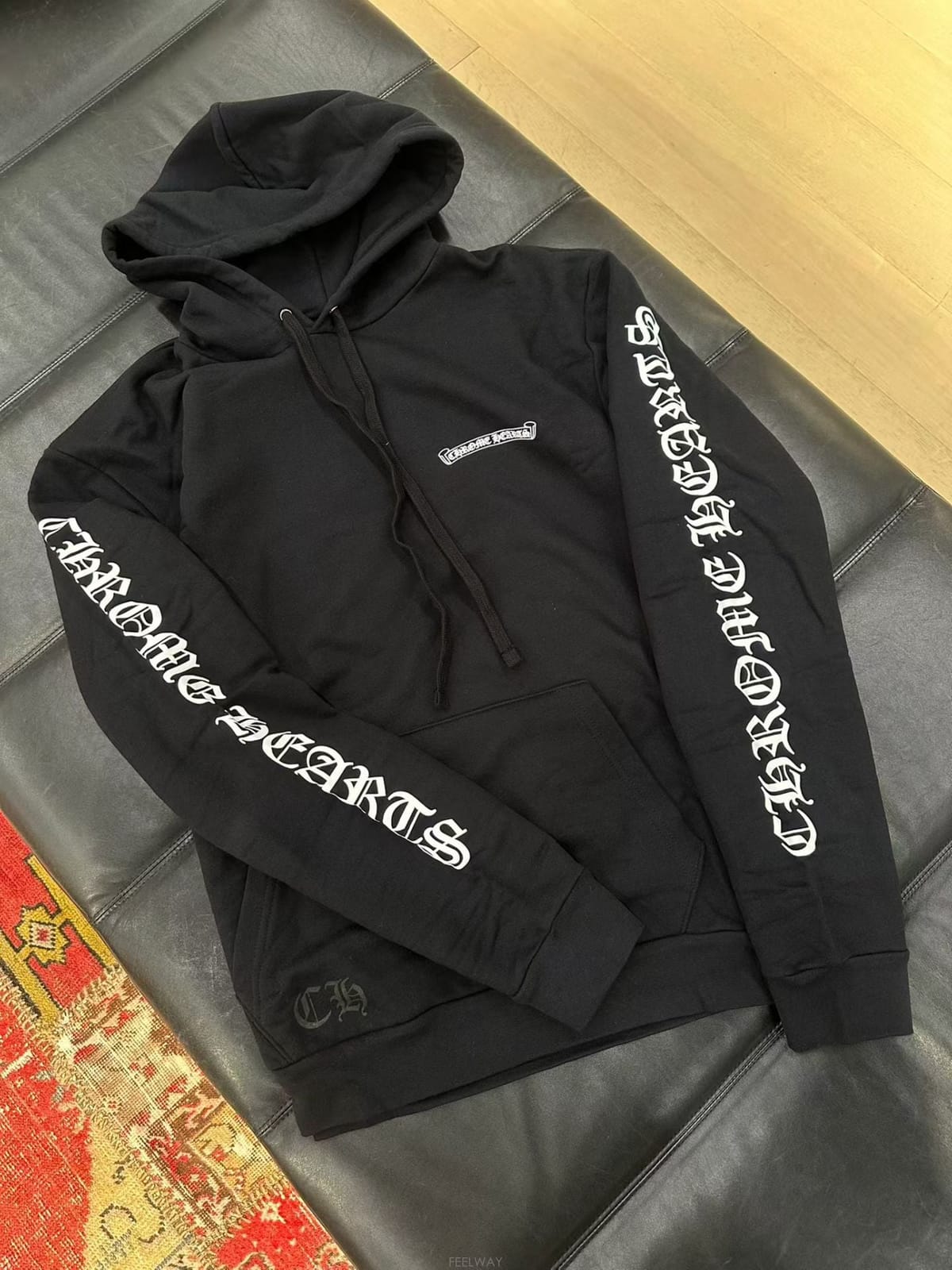 26FW 크롬하츠 프린팅 후드 티셔츠