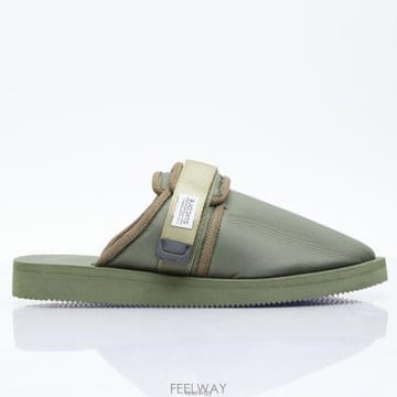 26 FW 수이코크 Zavo Cab 자보 캡 벨크로 스트랩 뮬 그린 OG 072CAB OLIVE