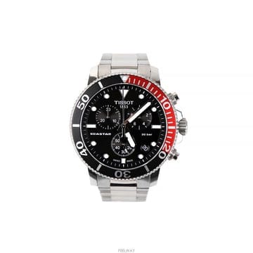 티쏘 씨스타 쿼츠 크로노 스틸 46mm