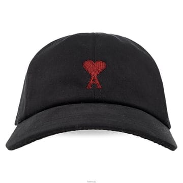 아미 24SS 하트 로고 볼캡 블랙 BFUCP006 CO0051 001