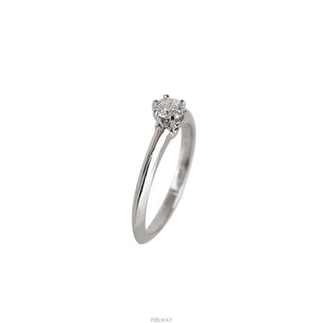(대전중고명품)티파니앤코 세팅웨딩링 플래티늄 다이아 0.31ct 12호 1.6mm