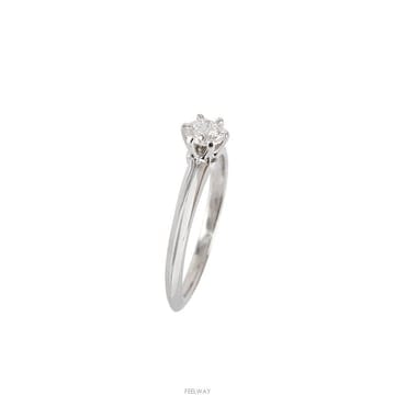 티파니앤코 세팅 웨딩링 플래티늄 다이아 0.30ct 9호 1.8mm