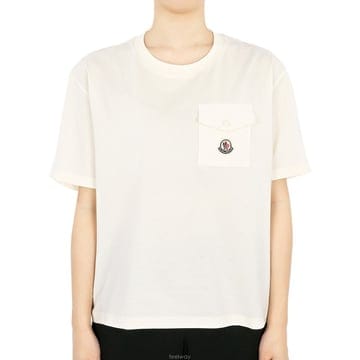 디몬트)24SS 몽클레어 로고 포켓 반팔 8C00022 89AI9 034