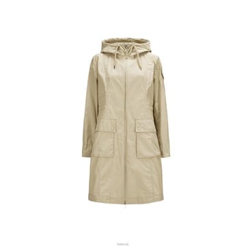 24SS LAERTE 로고 패치 후드 코트 1C000 19 549P3 20J