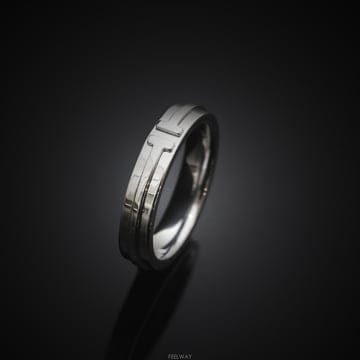 티파니 T 네로우링 화이트골드 4.5mm