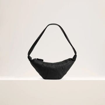 26FW 르메르 미디움 크로와상 백 소프트 그레인드 - 블랙 BG0001 LL0018 BK999