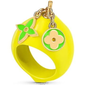 26 FW 루이비통 LV Fruits 후르츠 모노그램 플라워 참 링 반지