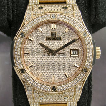 (원타임24) 위블로 클레식 퓨전 all diamond RG 42미리