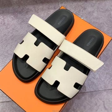 [국내] 정품/두배보상/남성/에르메스 시프레 샌들/앱송 아이보리