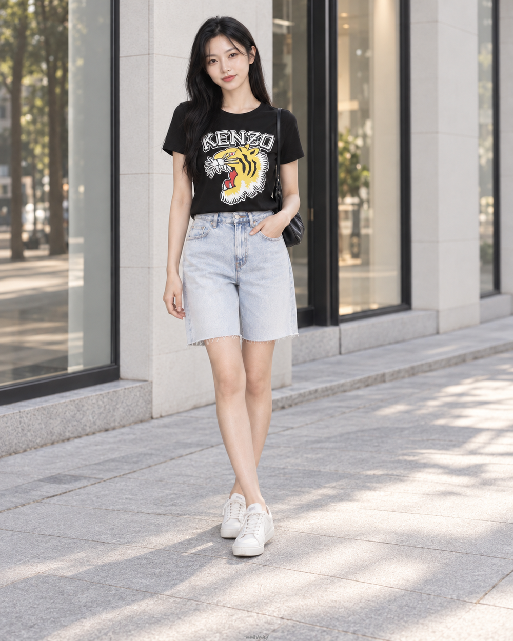 Kenzo ���� �ٽ�Ƽ ���� Ÿ�̰� Ƽ���� FD62TS0844SO 99J���� �ٽ�Ƽ ���� Ÿ�̰� Ƽ���� FD62TS0844SO 99J