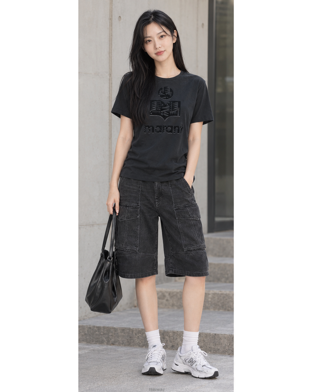 Isabel Marant ���ں����� ���� Ƽ���� TS0001FA B1N10E 01BK���ں����� ���� Ƽ���� TS0001FA B1N10E 01BK