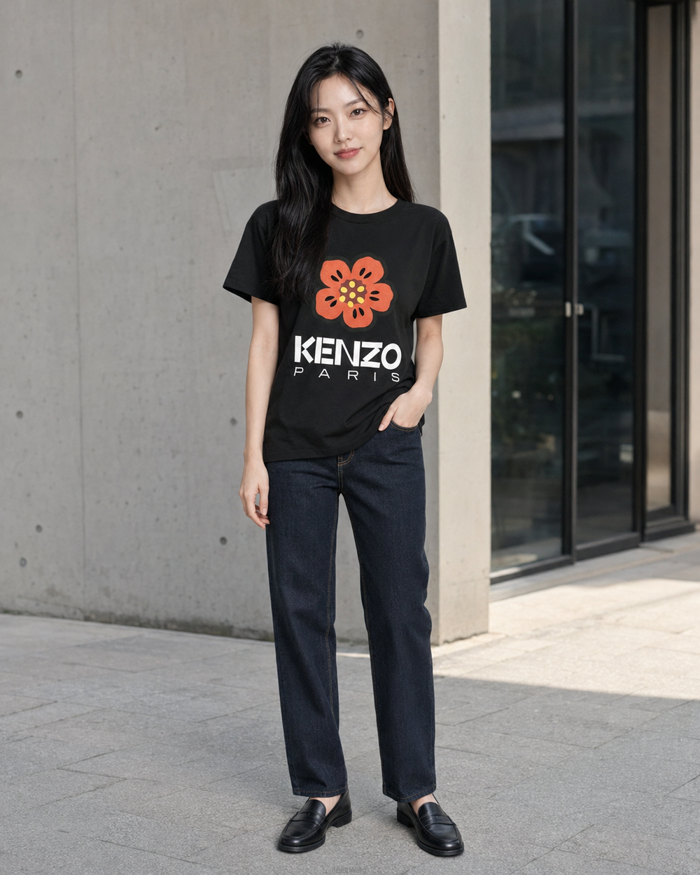 Kenzo ���� ��ũ �ö�� ���� Ƽ���� FD52TS0394SO 99J���� ��ũ �ö�� ���� Ƽ���� FD52TS0394SO 99J