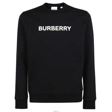 24SS 버로우 BURLOW 로고 맨투맨 블랙 8055312