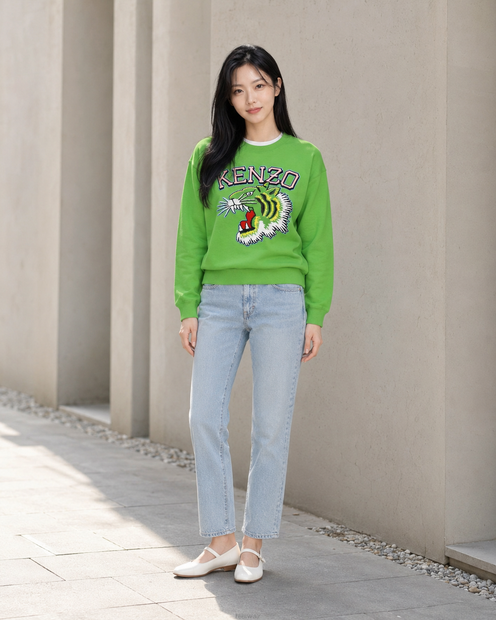 Kenzo ���� �׸� Ÿ�̰� �ڼ� �ٽ�Ƽ ������ FD62SW0954MF 57���� �׸� Ÿ�̰� �ڼ� �ٽ�Ƽ ������ FD62SW0954MF 57