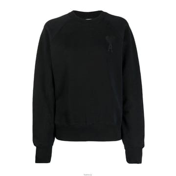 13주년 하트 로고 맨투맨 블랙 E22USW002 747 001