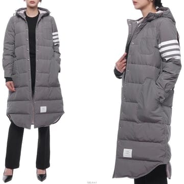 톰브라운 사선 스트라이프 롱패딩