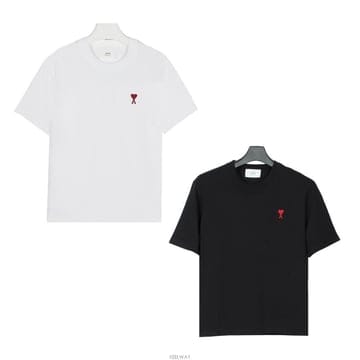[보보스갤러리] 아미 ADC 하트 로고 남여 티셔츠 BFUTS005 726 100 WHITE