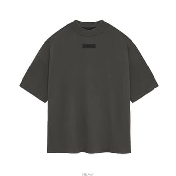[국내 배송] 피어 오브 갓 에센셜 패치 로고 티셔츠 잉크 여성