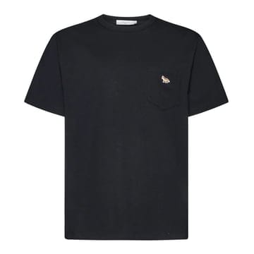 메종키츠네 24SS 폭스 패치 포켓 티셔츠 블랙 GM00116KJ0008 P199