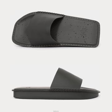 요지 야마모토 워터 슬라이드 슬리퍼 블랙