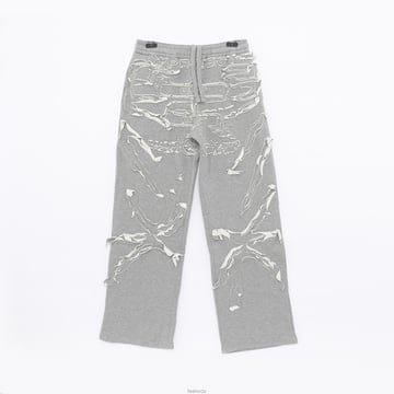 와이프로젝트 파리스 베스트 패치로고 스웨트 남성 팬츠 PANT104 S25 LIGHT GREY