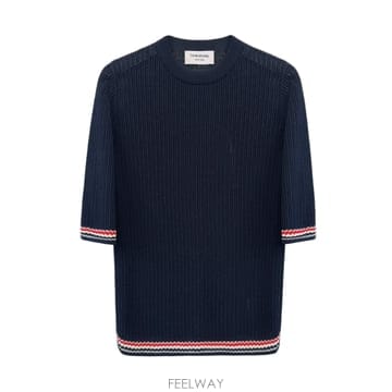Thom Browne [�������] ����� ������ ��Ƽġ ���� ��Ʈ ���� Ƽ���� FKA458A[�������] ����� ������ ��Ƽġ ���� ��Ʈ ���� Ƽ��