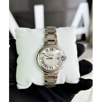 당일 *ALA* 발롱 블루 드 까르띠에 워치 33mm,  오토매틱 와인딩 매캐니컬 무브먼트