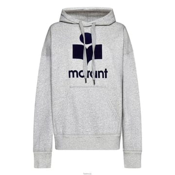 이자벨마랑 24SS MANSEL 로고 기모 후드티 그레이미드나잇 SW0001FA B1M12E GYMD
