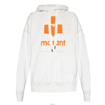 이자벨마랑 만셀 로고 후드티 에크루
