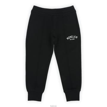 몽클레어 키즈 로고 팬츠 블랙