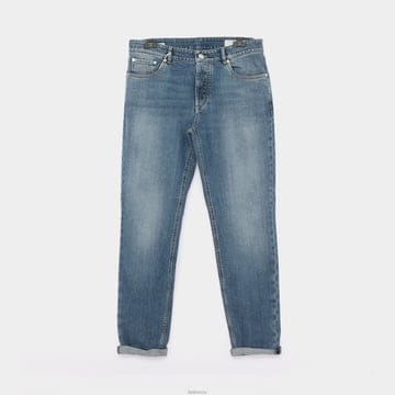 브루넬로쿠치넬리 포켓 워싱 레더패치 슬림 데님 남성 팬츠 M283PD3210 C1471