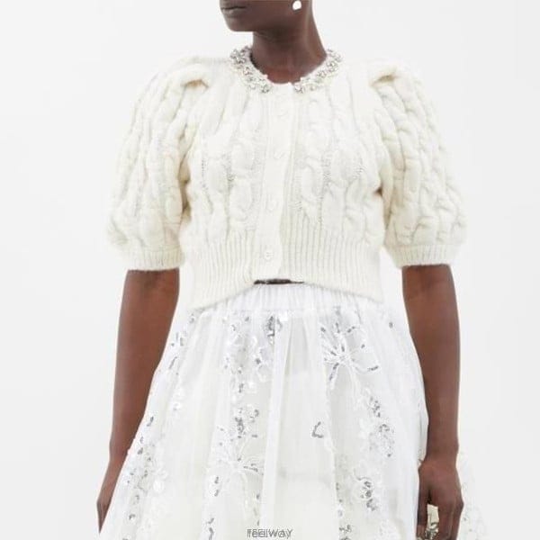 Simone Rocha �ø� �λ� ũ����Ż ���������� ����ī ������ ����� WMK3B 0640�ø� �λ� ũ����Ż ���������� ����ī ������ ����� WMK