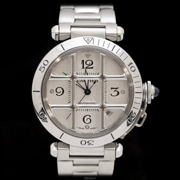 (대전중고명품)까르띠에 W31040H3 파샤 드 까르띠에 플롱저 워치 스틸 38mm