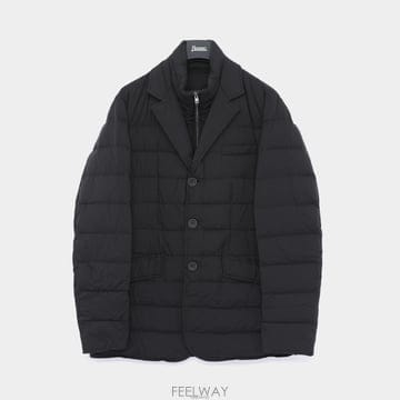 에르노 26FW 라 자카 버튼 집업 패딩 남성 자켓 PI001ULE 12456Z 9300