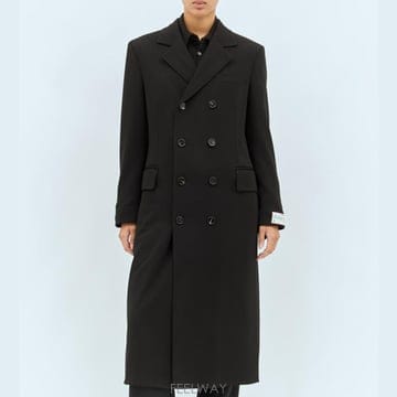 보테가베네타 비스코스 코트 블랙