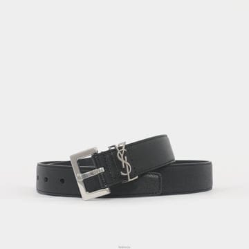 생로랑 25SS 모노그램 YSL로고 3CM 레더 남성 벨트 634440 BRM0E 1000