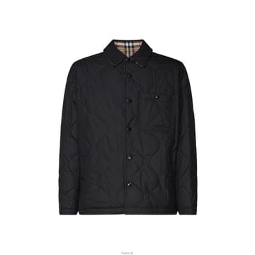 24FW 로고 리버서블 포켓 퀄팅 자켓 블랙 8100137