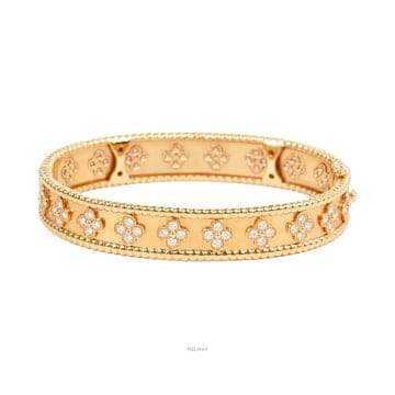 Van Cleef & Arpels ��Ŭ�������� ������ Ŭ�ι� �극�̽��� ��ũ��� ���̾Ƹ�� M 74191��Ŭ�������� ������ Ŭ�ι� �극�̽��� ��ũ��� ���̾�