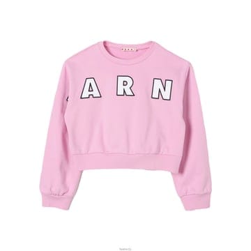 24FW 키즈 로고 크롭 맨투맨 M01193 M00RE 0M345
